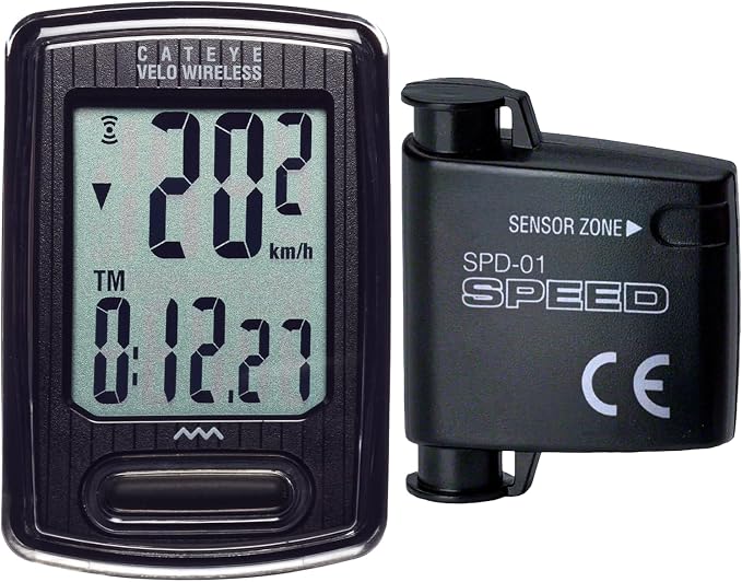 CATEYE Velo Wireless Bike Computer – Analog Speedometer & Odometer by CATEYE