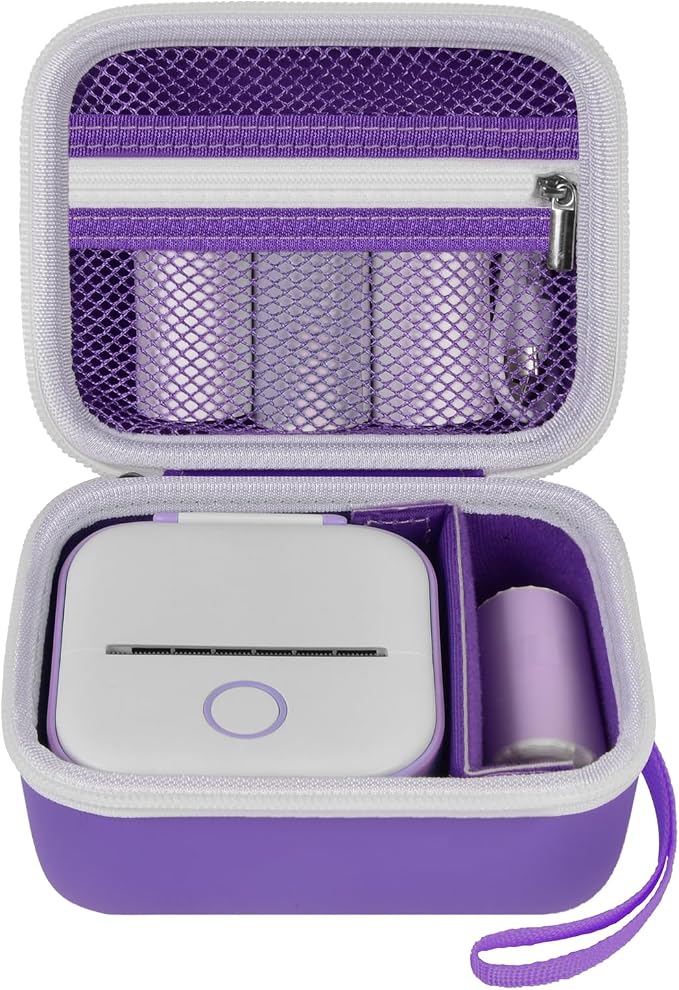 ANKHOH Label Maker Case for Memoking T02/ for Phomemo M02/ M02S/ M02 Pro/ Q30S/ by Ankhohstoragehardcase