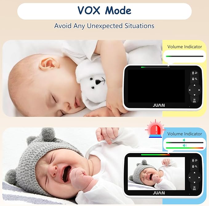 JUAN Baby Monitor with Camera and Audio, No WiFi 100% Private, 3500mAh Long - Image 2