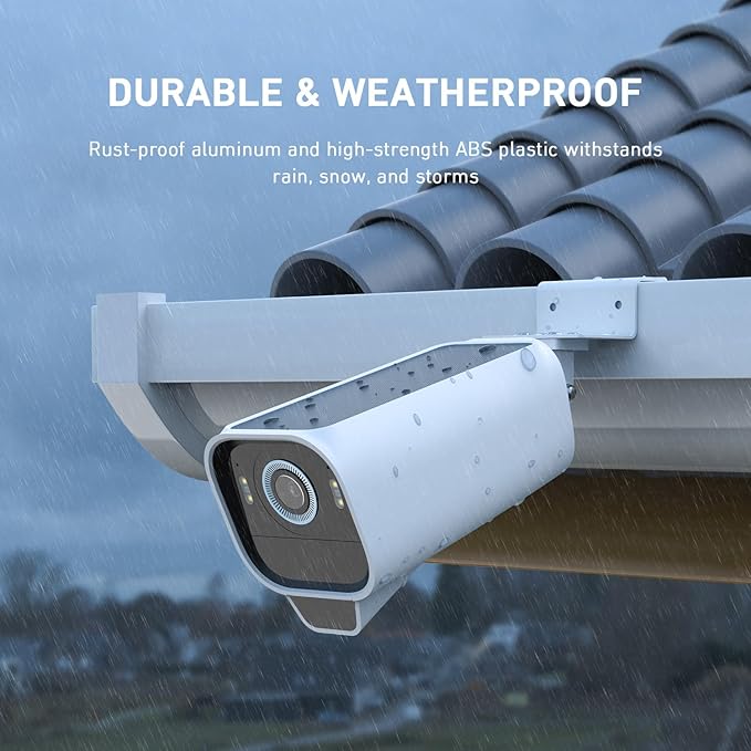 Holicfun Gutter Mount for Ring, and Arlo Outdoor Security Cameras, No-Drill - Image 4