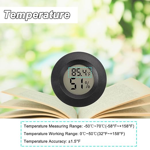 Mini Hygrometer Digital Thermometer Humidity Meter 2 Pack Hygrometer - Image 4