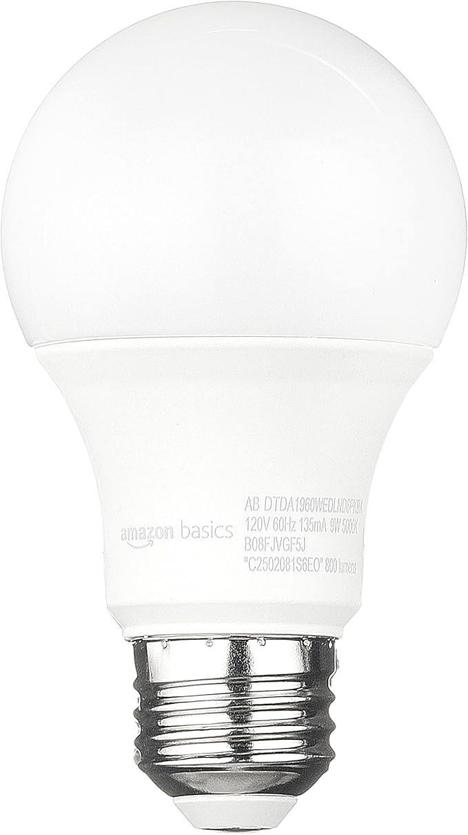 Amazon Basics A19 Dusk to Dawn Sensor LED Outdoor Light Bulbs, 60W Equivalent - Image 2