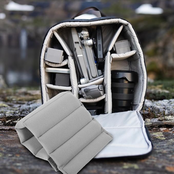 6 Pcs Camera Bag Divider Plug-in:Dividers Shockproof Protecting Camera Lens - Image 2