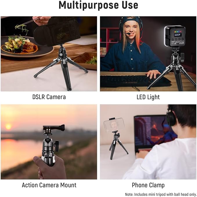 NEEWER Mini Metal Table Tripod - Image 2