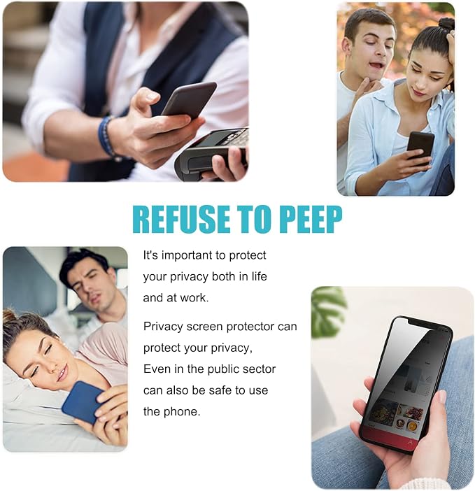 PEHAEL 2 Pack for iPhone 11 Pro Max/iPhone Xs Max Privacy Screen Protector - Image 7