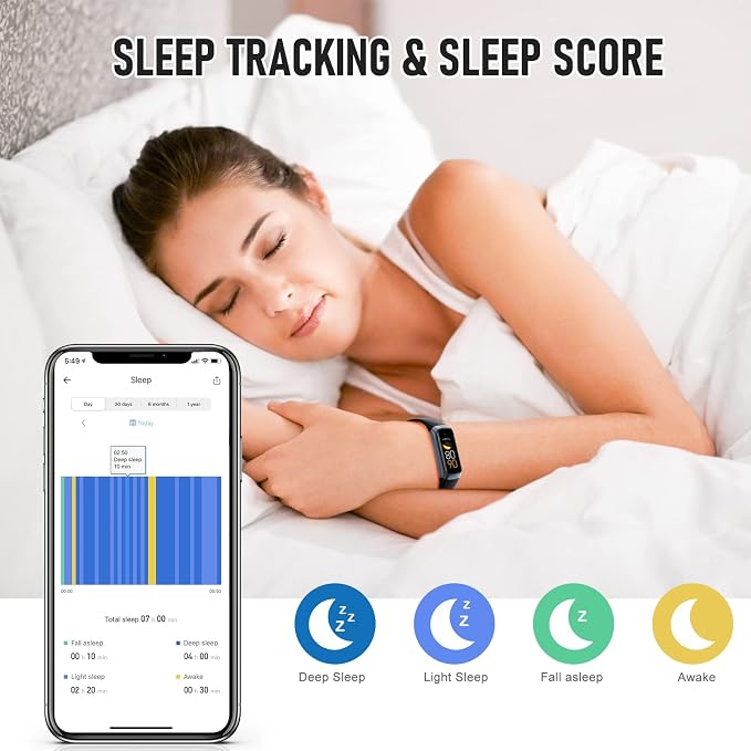 Fitness Tracker with 24/7 Heart Rate, Health Tracker with Step Counter Calories - Image 4