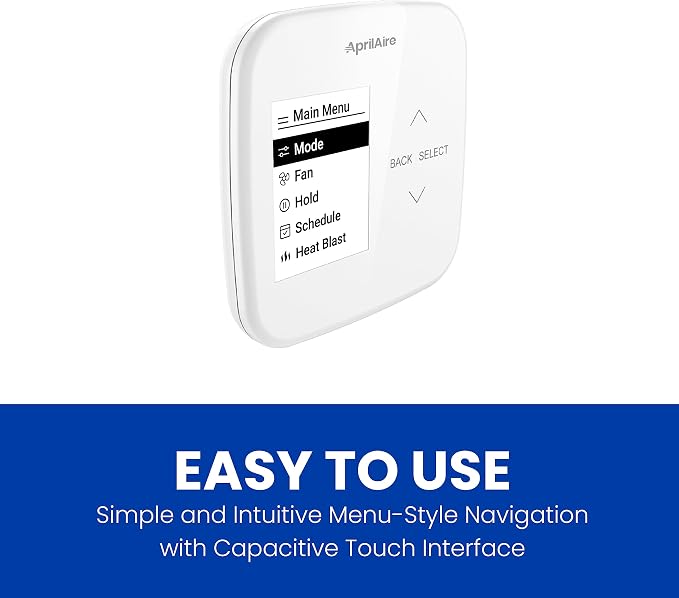 AprilAire S86WMUPR Wi-Fi Programmable Thermostat, 2H/2C Heat/Cool Stages or - Image 6