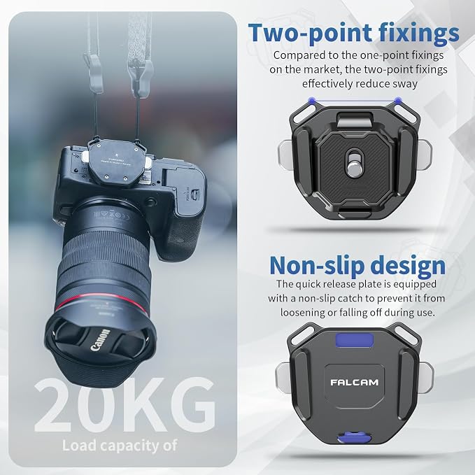 FALCAM F38 Camera Strap Quick Release Kit, Camera Holder - Image 4