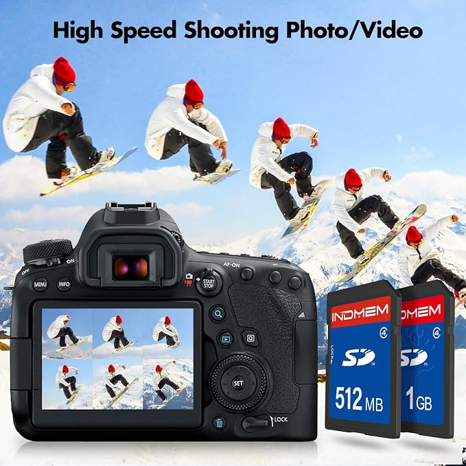 SD Card 512MB+1GB, Class 4 Flash Memory Card MLC Standard Secure Digital Cards - Image 3
