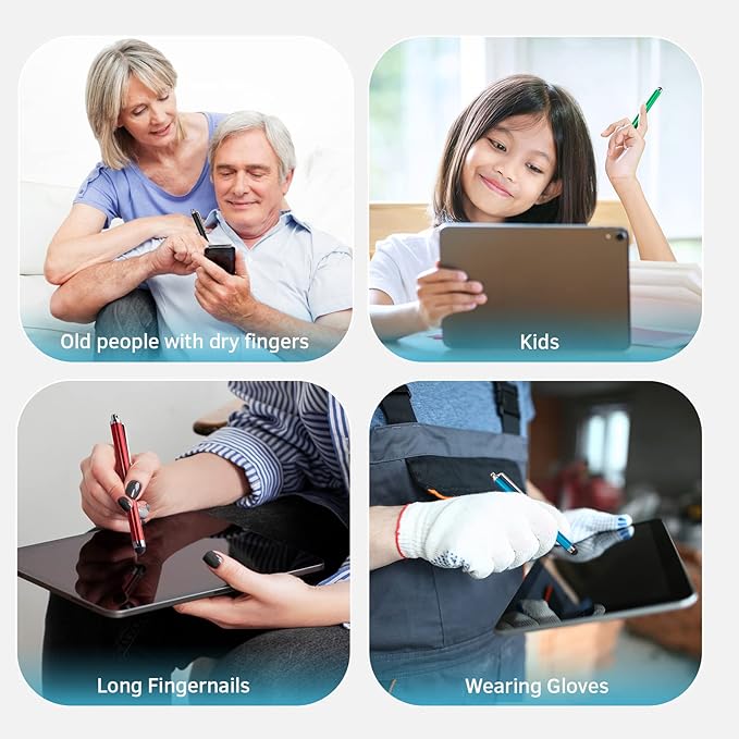 Stylus Pens for Touch Screens, Abiarst High Precision Universal Stylus for iPad - Image 3