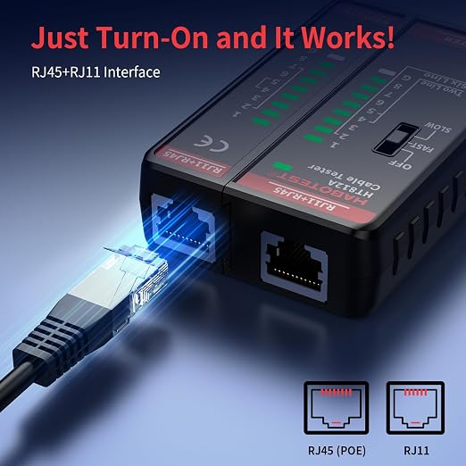 Network Ethernet Cable Tester for LAN RJ45 RJ11 CAT5 CAT5E CAT6 CAT6A CAT7 - Image 3