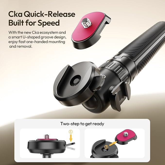 ULANZI MT90 Tripod Stand Vlog Handle Grip - Image 2