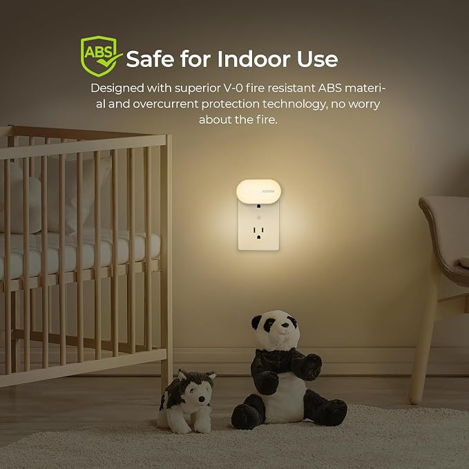 AUVON Night Light Plug in with Motion Sensor, Dimmable Smart LED Night Lights - Image 8