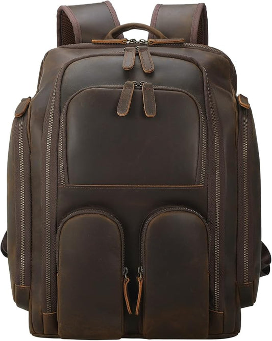Masa Kawa Leather Backpack for Men by MasaKawa