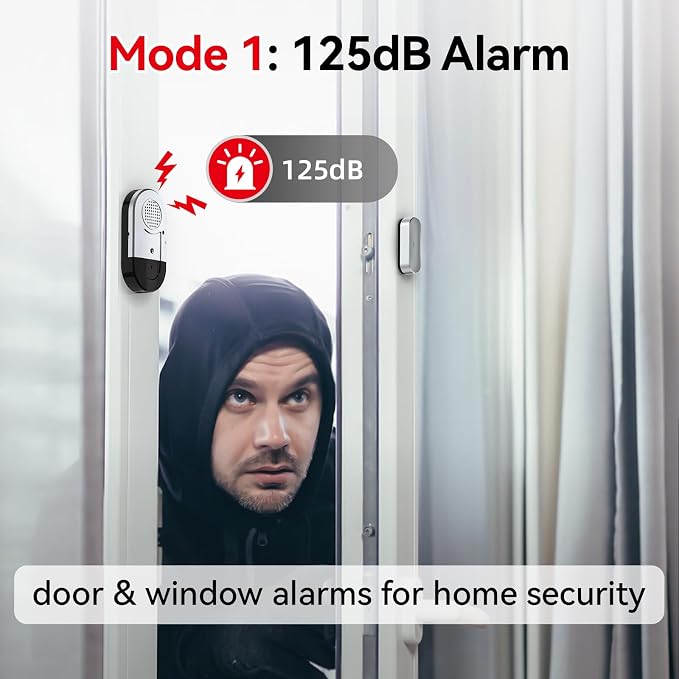 Sanjie Door Alarms When Opened, Door Window Alarm Sensors - Image 4