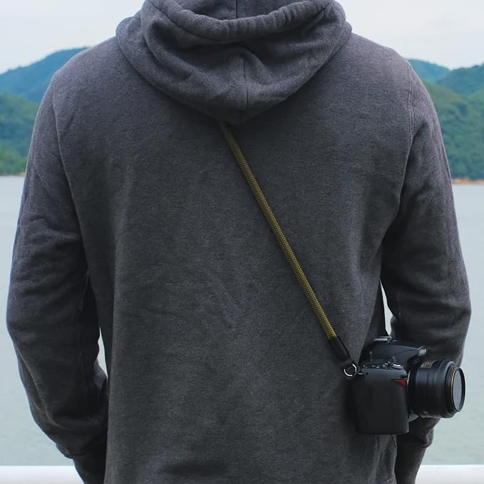 VKO Vintage Camera Neck Strap, Nylon Rope Camera Shoulder Straps - Image 3