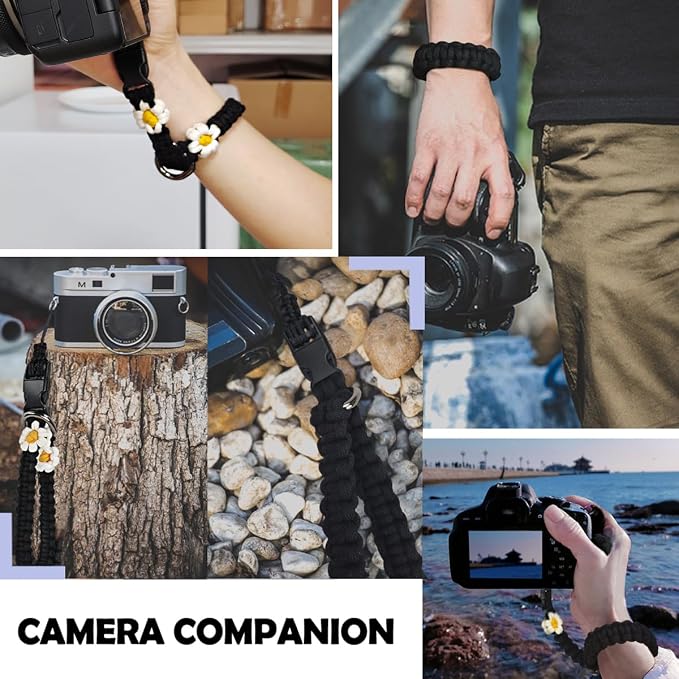 VICHUNHO Camera Wrist Strap, Secure & Adjustable DSLR Camera Hand Strap - Image 4