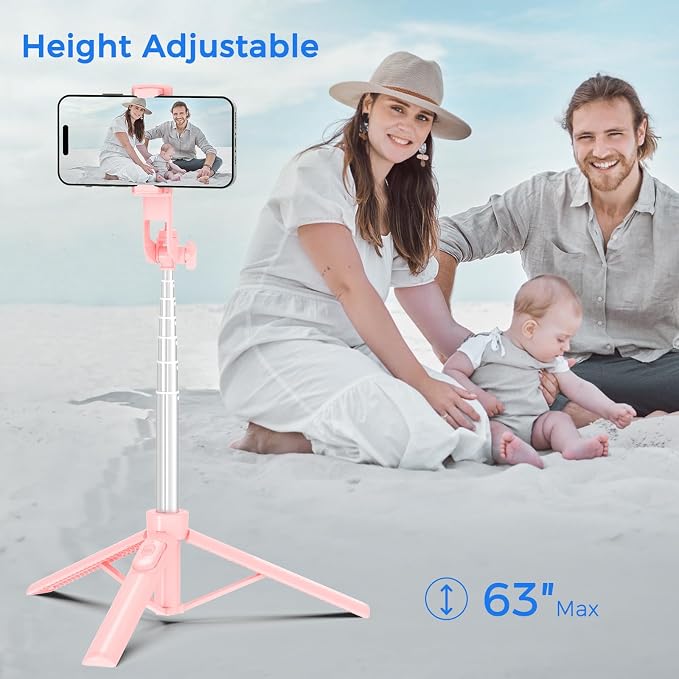 Selfie Stick Travel Tripod for Cell Phone - Image 3