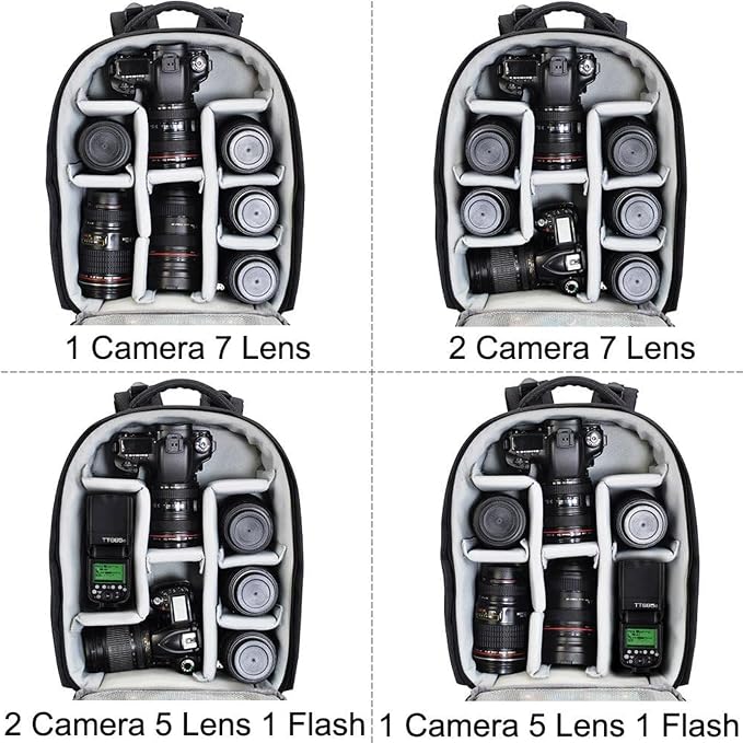 CADeN Camera Backpack Professional DSLR Bag - Image 9