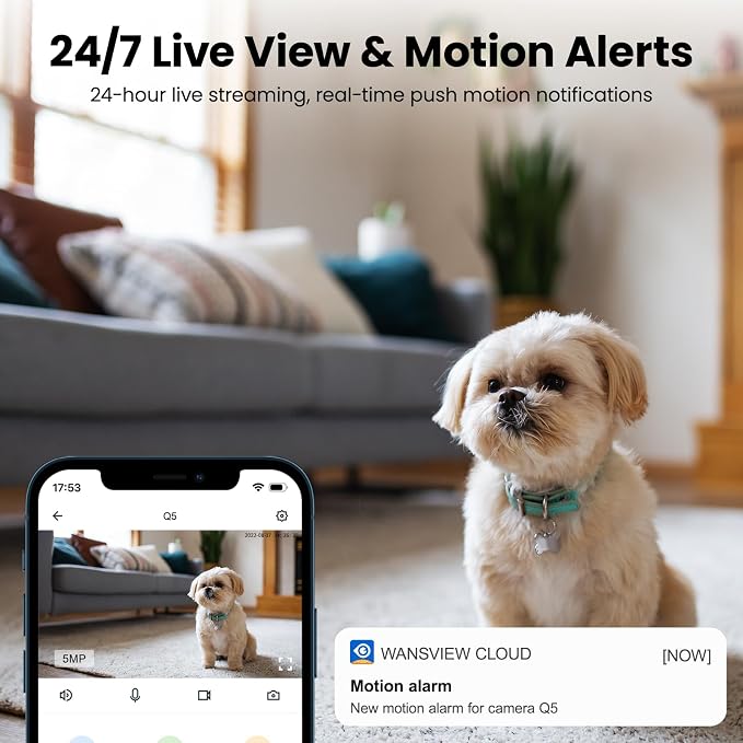 wansview 5MP UHD Pet Camera - Image 7