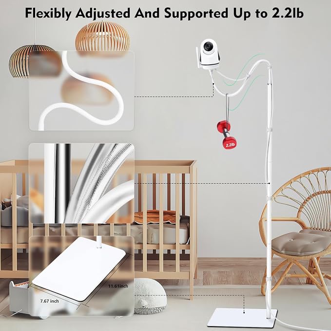 Baby Monitor Floor Stand Mount Compatible - Image 7