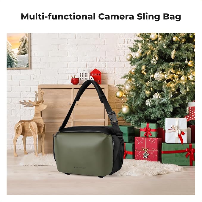 K&F CONCEPT Camera Sling Bag Crossbody Bag Waterproof Camera Shoulder Backpack - Image 8