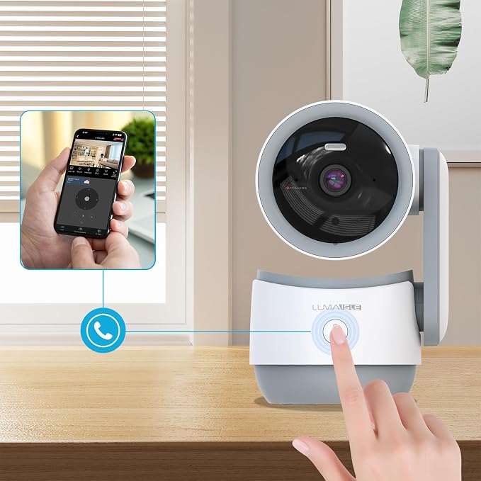 Indoor PTZ Camera with Privacy Mode, 2K 3MP Pan/Tilt Security Camera - Image 8