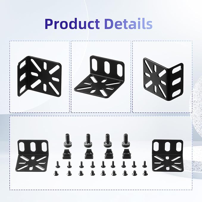 Rack Mount Kit for 17.3 inch Switches, Adjustable Rack Ears for Buffalo Tech - Image 5