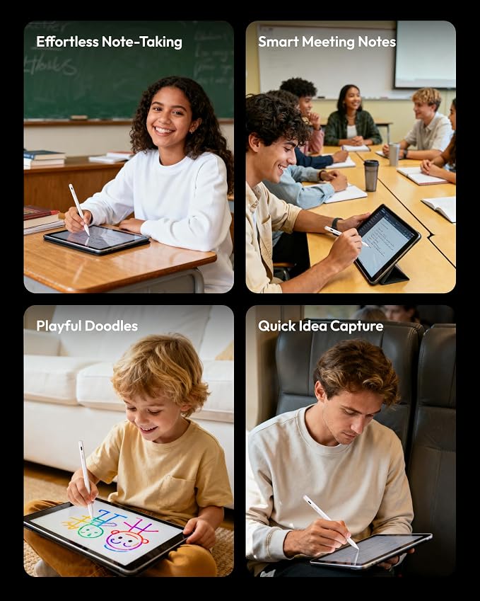 Metapen Pencil Air8 for Apple iPad 2018-2026, 10 Min Faster Charge, Palm - Image 9