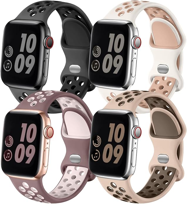 Adorve 4 Pack Sport Bands Compatible by Adorve