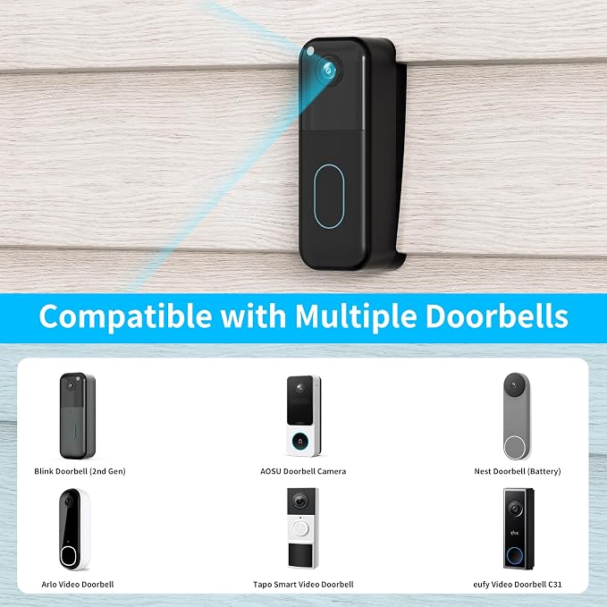 Blink Doorbell Vinyl Siding Mount, Compatible - Image 3
