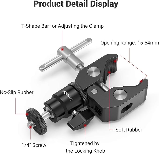 SmallRig Super Clamp Mount - Image 5