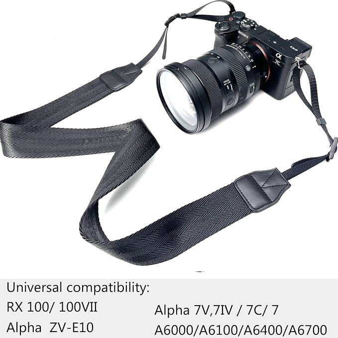 Camera Neck Shoulder Strap for Man Woman Photographers, Wide Strap for SLR DSLR - Image 3