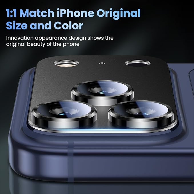 Uyiton Compatible with iPhone 17 Pro Max Camera Lens Protector - Image 6