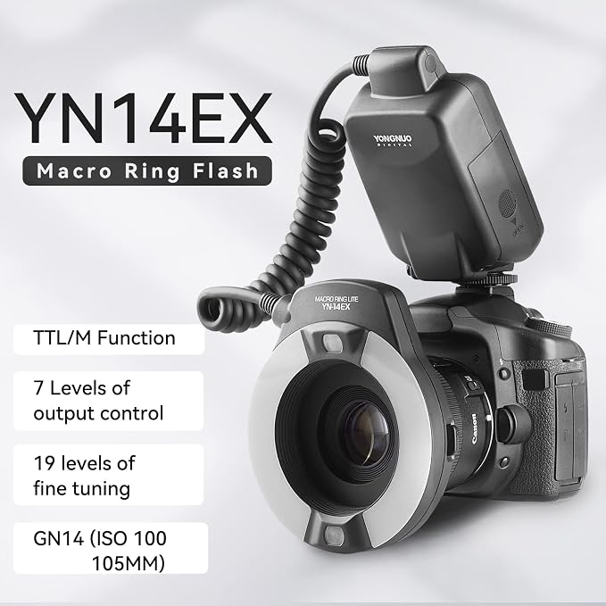 YONGNUO YN-14EX YN14EX TTL Macro Ring Flash, LED Flash Light - Image 2
