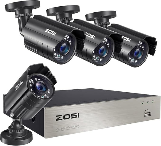 ZOSI 8CH 3K Lite Home Security Camera System Outdoor Indoor, AI Human/Vehicle by ZOSI