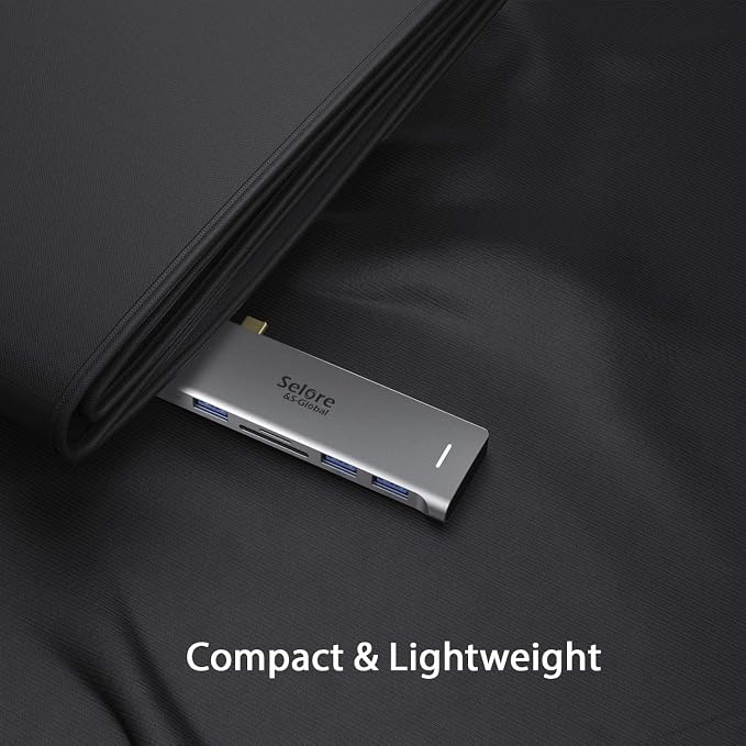 USB C Adapter for MacBook Pro/Air M1 M2 M3 2021 2020 2019 13" 15" 16", 6 in 1 - Image 6
