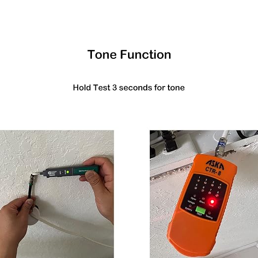 8-Way Coaxial Cable Mapper Locator Toner Tracer, Circuit Tester, Coax Wire - Image 6