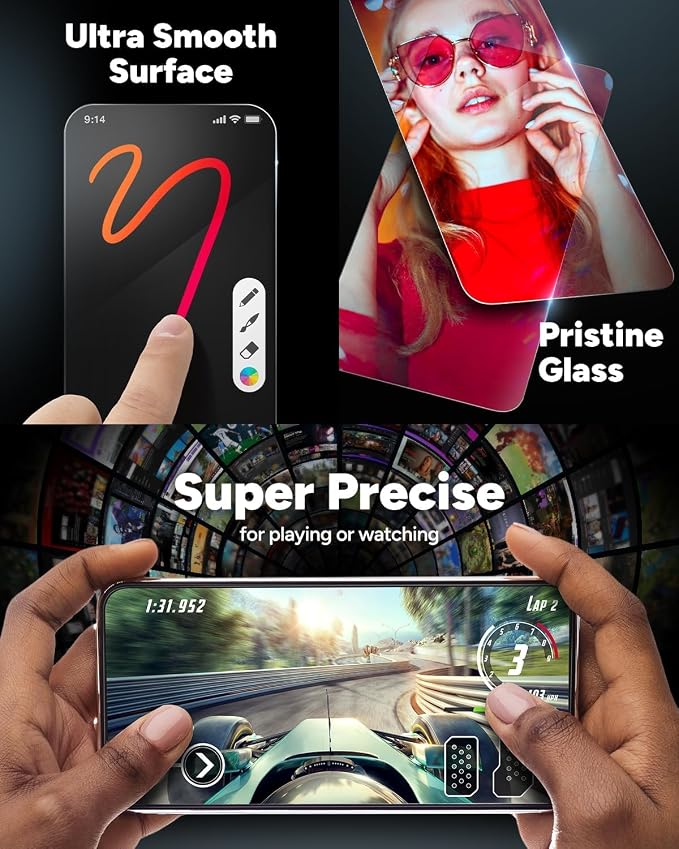 ZAGG Glass Elite Anti-Reflective Samsung Galaxy Z Flip6 Camera Lens Protector - Image 4