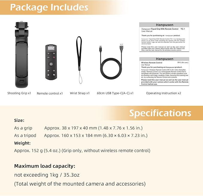 for Sony Tripod Wireless Shooting Grip - Image 9