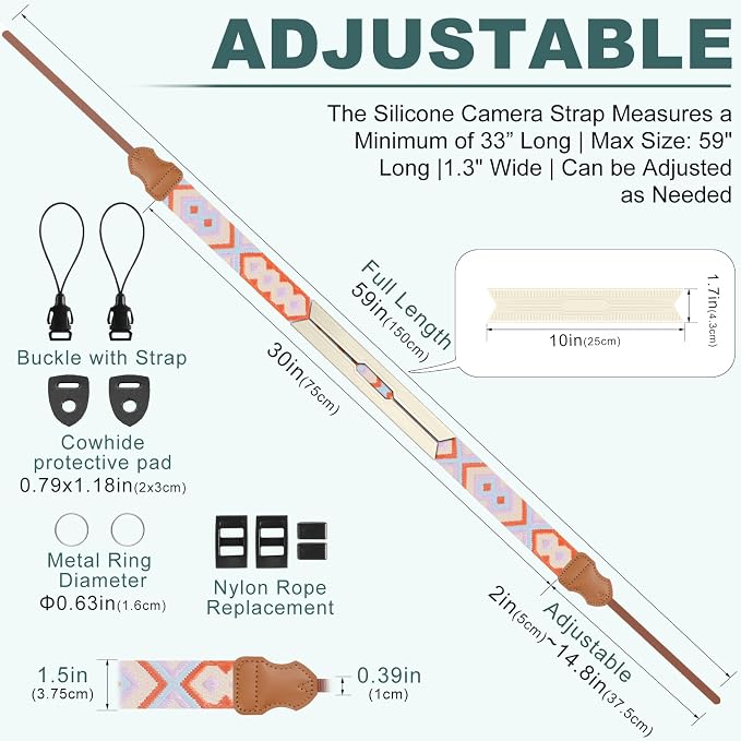 FIEIL Neck Strap Silicone Camera Straps - Image 5