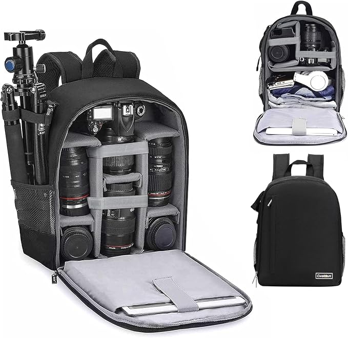 Cwatcun Camera Backpack Bag Professional by FocusonCameraBag