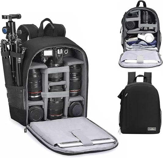 Cwatcun Camera Backpack Bag Professional by FocusonCameraBag
