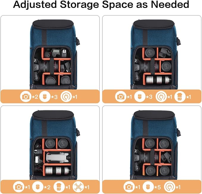 MOSISO Camera Backpack, DSLR/SLR/Mirrorless Large Men/Women Photography Camera - Image 3
