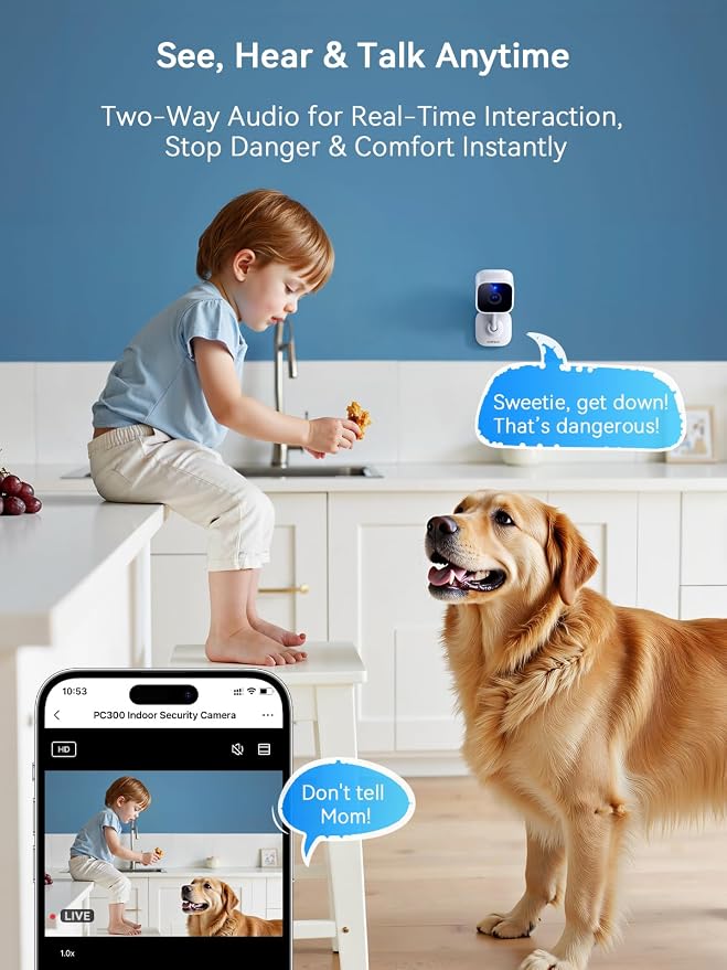 Outinput Indoor Security Camera, 2K WiFi Home Camera - Image 6