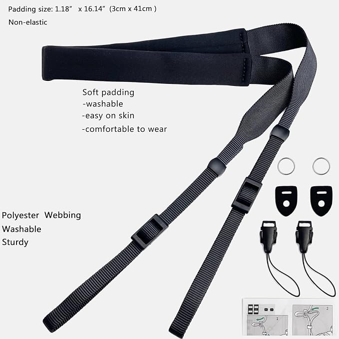 Camera Neck Strap Thin, Binocular Strap - Image 2