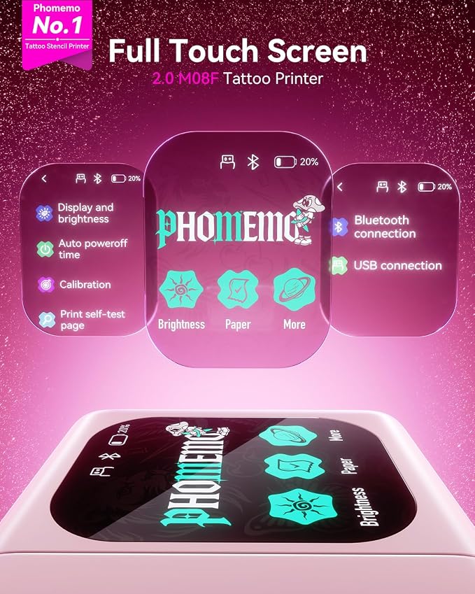 Phomemo M08F Plus Tattoo Stencil Printer - Image 2