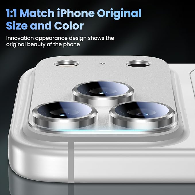 Uyiton Compatible with iPhone 17 Pro Camera Lens Protector - Image 6