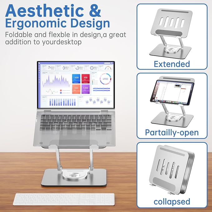 Laptop Stand for Desk Adjustable Computer Stand - Image 5