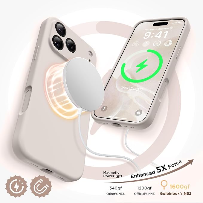 GolbinBox Magnetic for iPhone 17 Pro Case, Compatible - Image 3